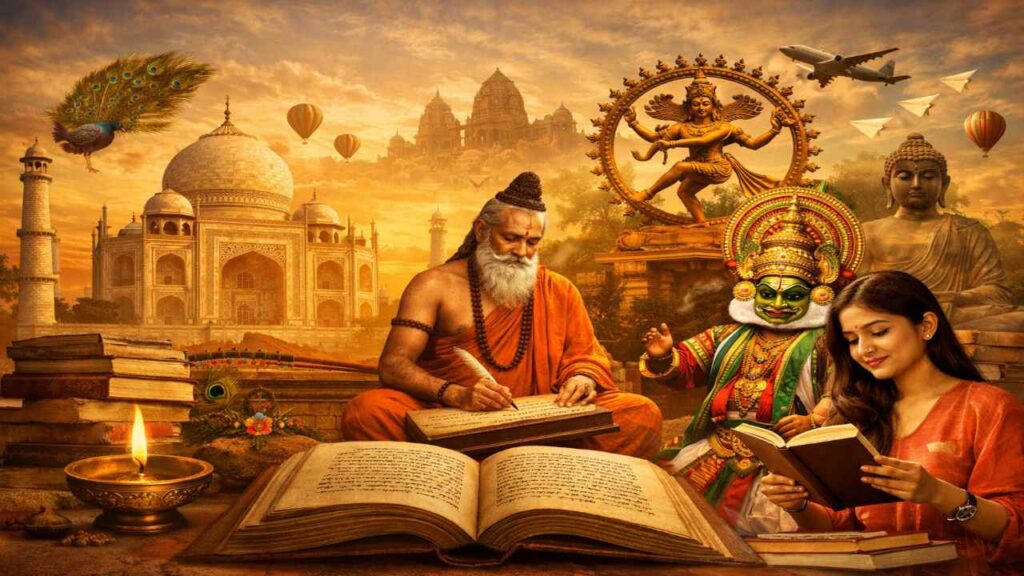 India most literary and cultural country (image AI)