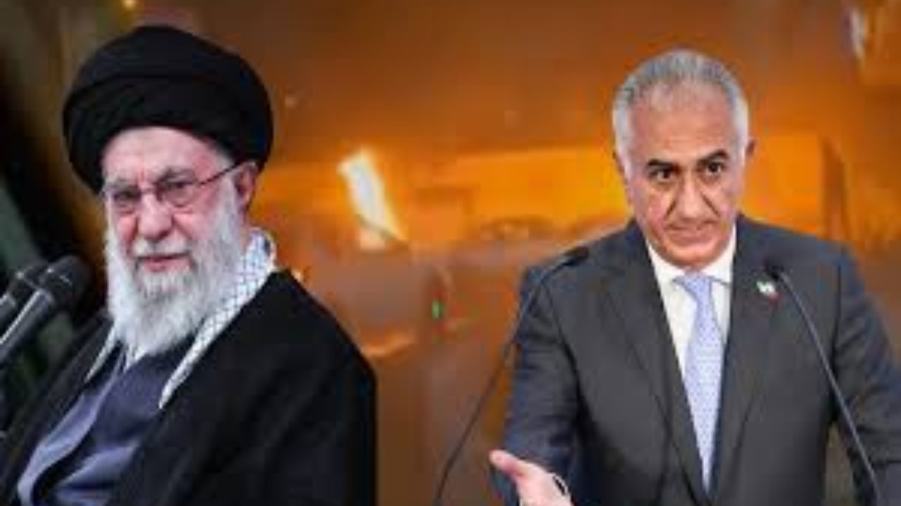 Reza Pahlavi Jr, Supreme Leader Khamenei(image Social Media))