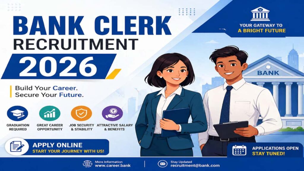 Bank Clerk Recruitment 2026