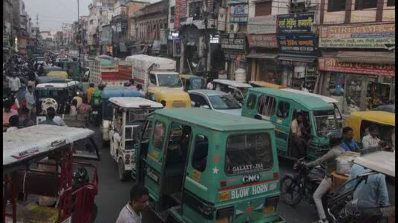 Lucknow Traffic Jam and Road Safety (image Social Media)