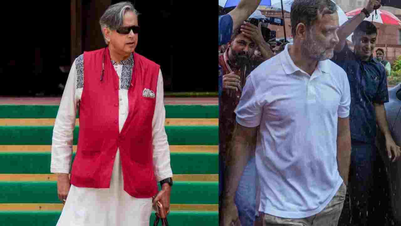 Shashi Tharoor Rahul Gandhi (Social Media)