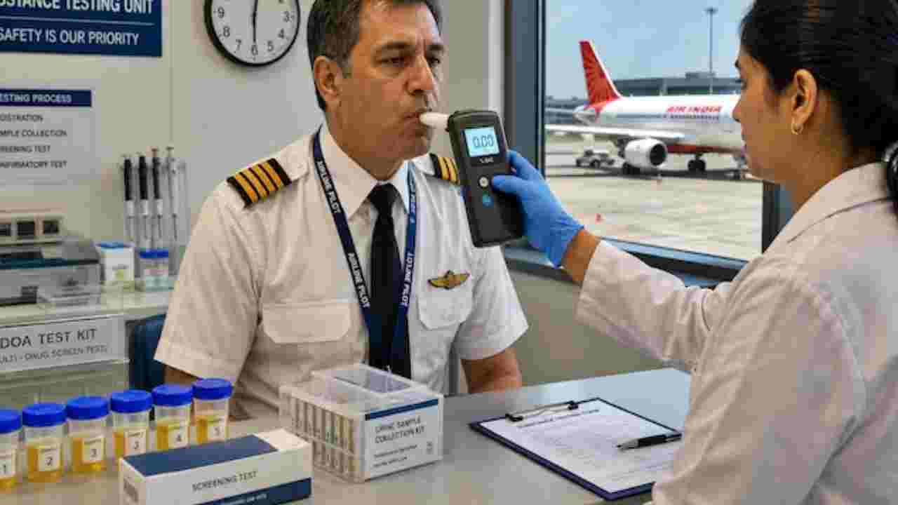 Air India pilot drug test